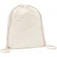 Westbrook' 4.5oz Cotton Drawstring Bag : Natural