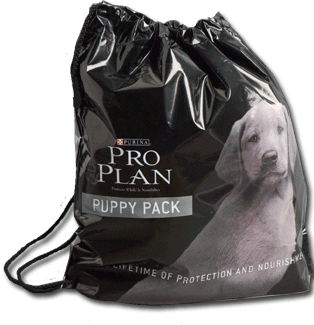 Duffle Style Plastic Drawstring Bag